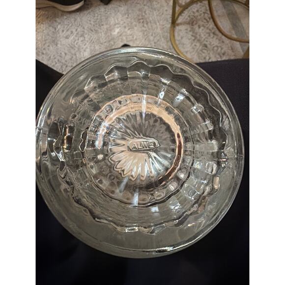 ALWE etched glass stein, pewter lid, pheasant scene, W. Germany, heavy cut glass - Picture 2 of 7